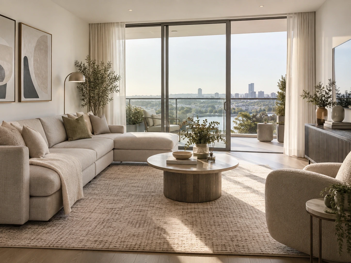 Editorial living room for the comparison illustration, not measured comparison data.