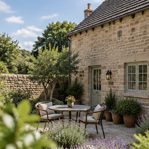 Editorial cottage garden in a social video format