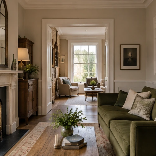 Editorial concept of a period home